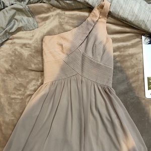One shoulder prom dress